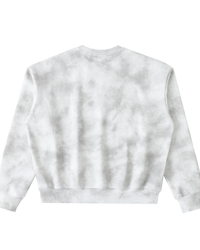 Dirty Washed Boxy Fleeced Sweatshirt