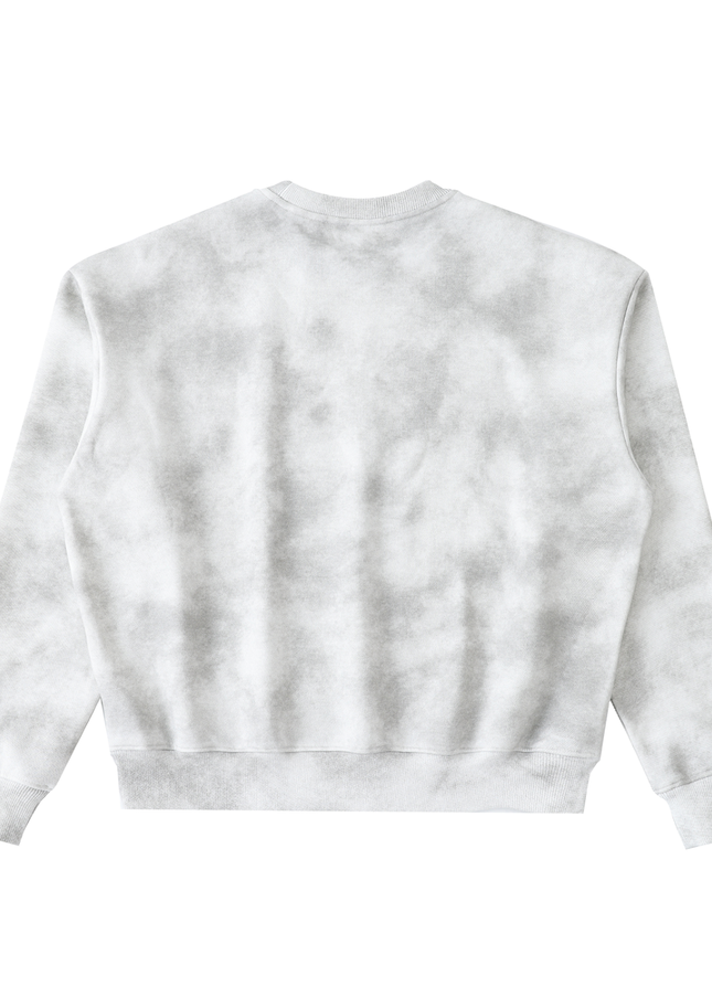 Dirty Washed Boxy Fleeced Sweatshirt