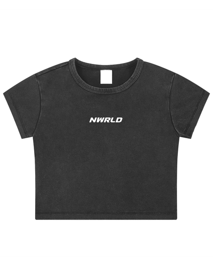 Snow Washed Crop Top