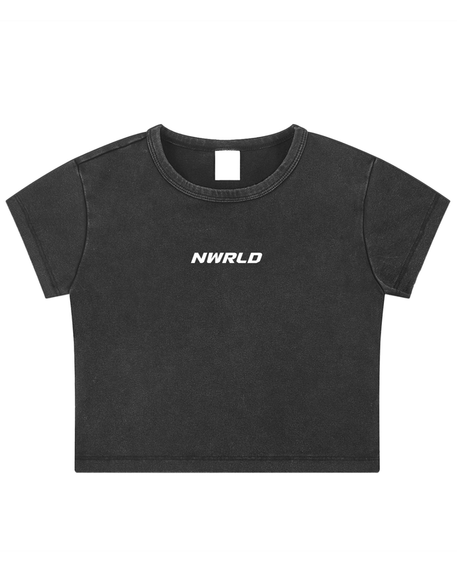 Snow Washed Crop Top