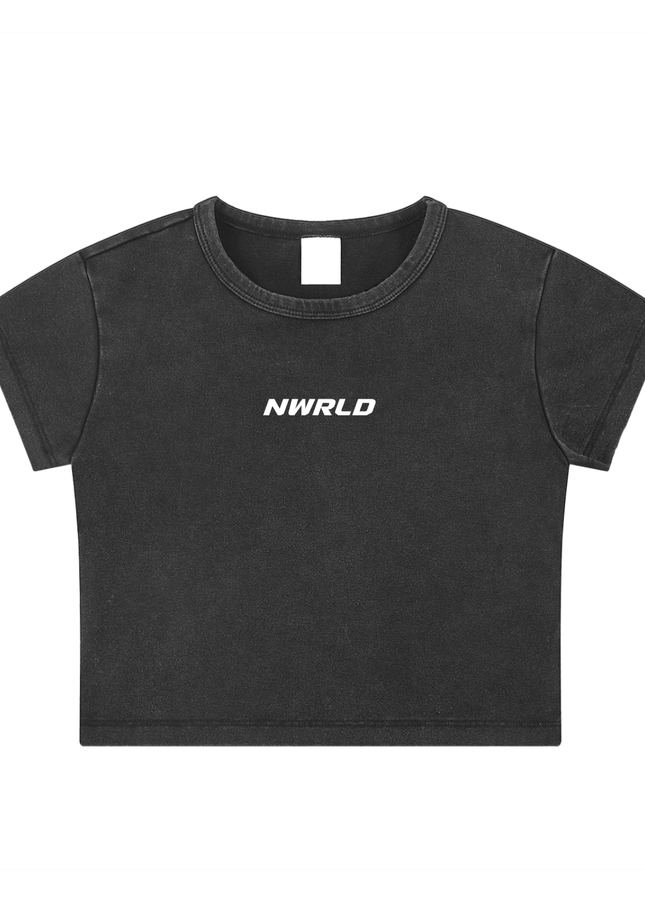 Snow Washed Crop Top