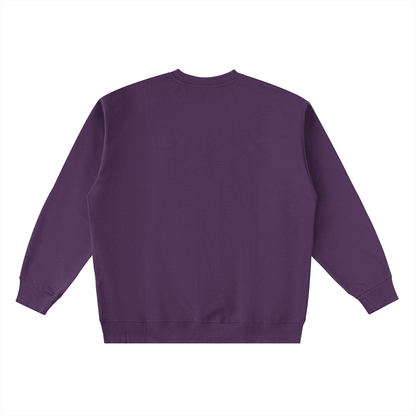 NWRLD ESSENTIALS / Oversized Crewneck Taped Sweatshirt - NWRLD CLOTHING