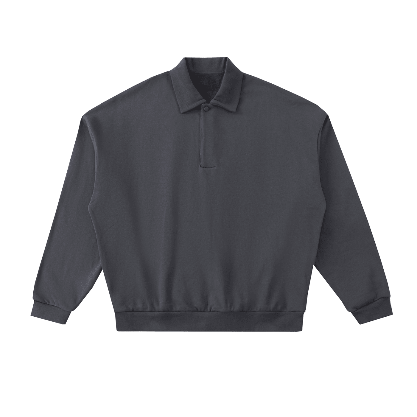 NWRLD CLEAN / Heavyweight Fleece Polo Sweatshirt - NWRLD CLOTHING