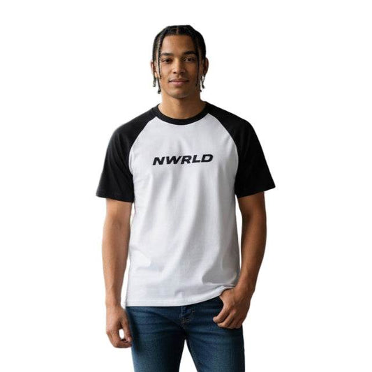 NWRLD ESSENTIALS / Color-Blocked Raglan Sleeve T-Shirt - NWRLD CLOTHING