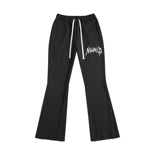 DARKMODE x METALMANIA / Flared Sweatpants - NWRLD CLOTHING