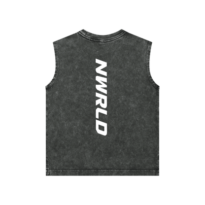 NWRLD ESSENTIALS / Snow Washed Tank Top - NWRLD CLOTHING