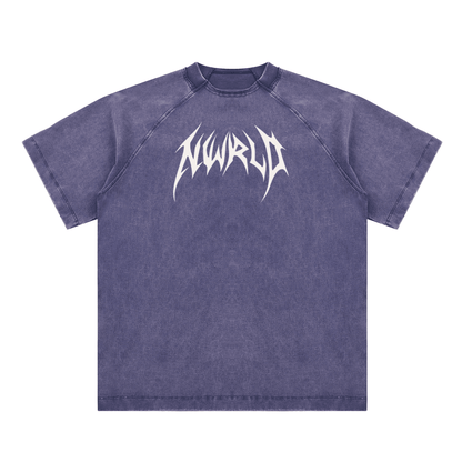 DARKMODE x METALMANIA / Vintage Washed T-Shirt - NWRLD CLOTHING