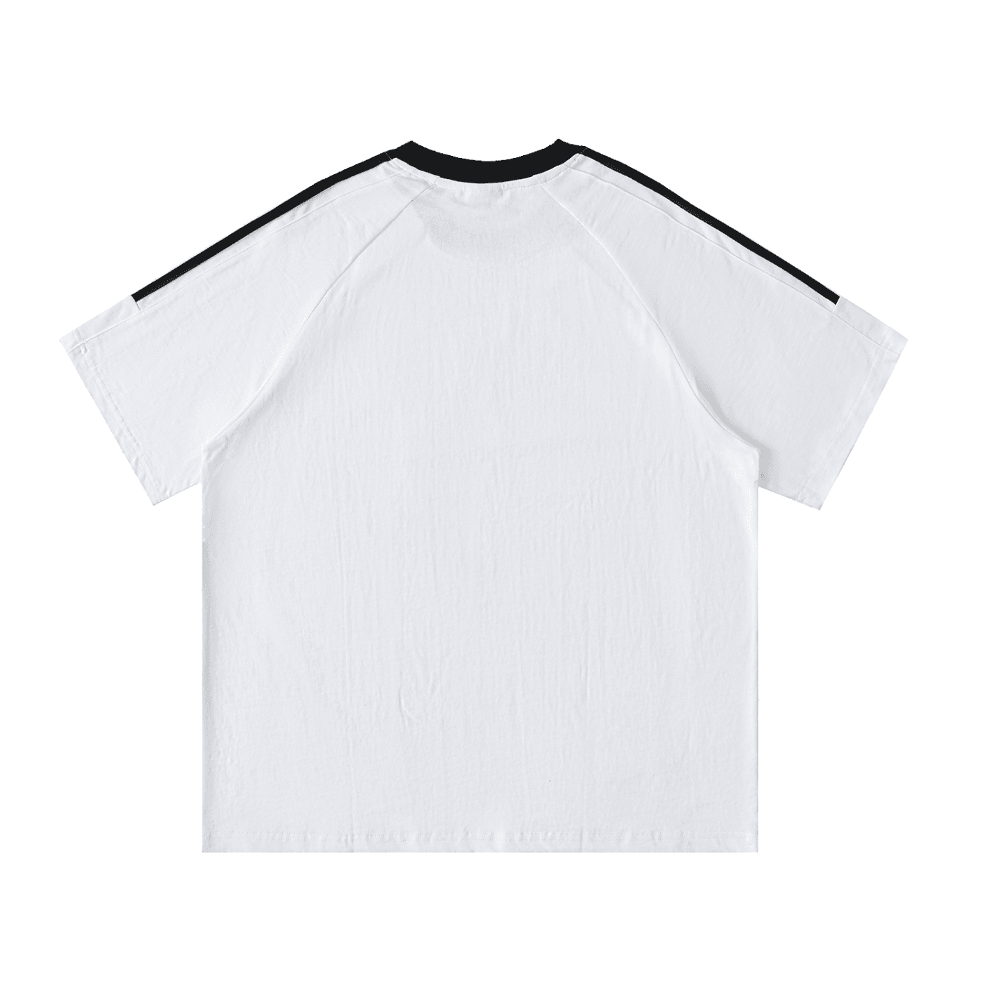 NWRLD ESSENTIALS / Contrast Tape Crewneck T-Shirt - NWRLD CLOTHING