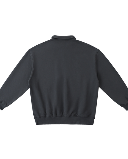 Heavyweight Polo-Collar Sweatshirt
