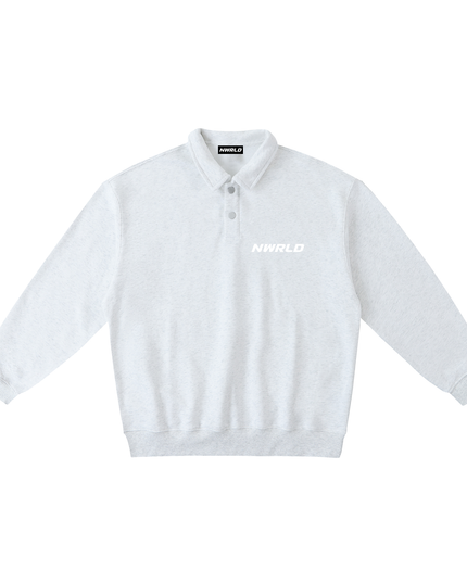 Heavyweight Polo-Collar Sweatshirt