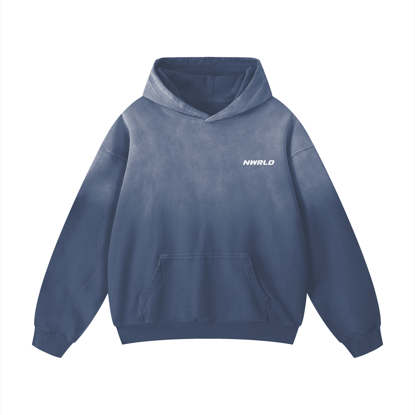 NWRLD ESSENTIALS / Heavyweight Sunfade Oversized Hoodie - NWRLD CLOTHING