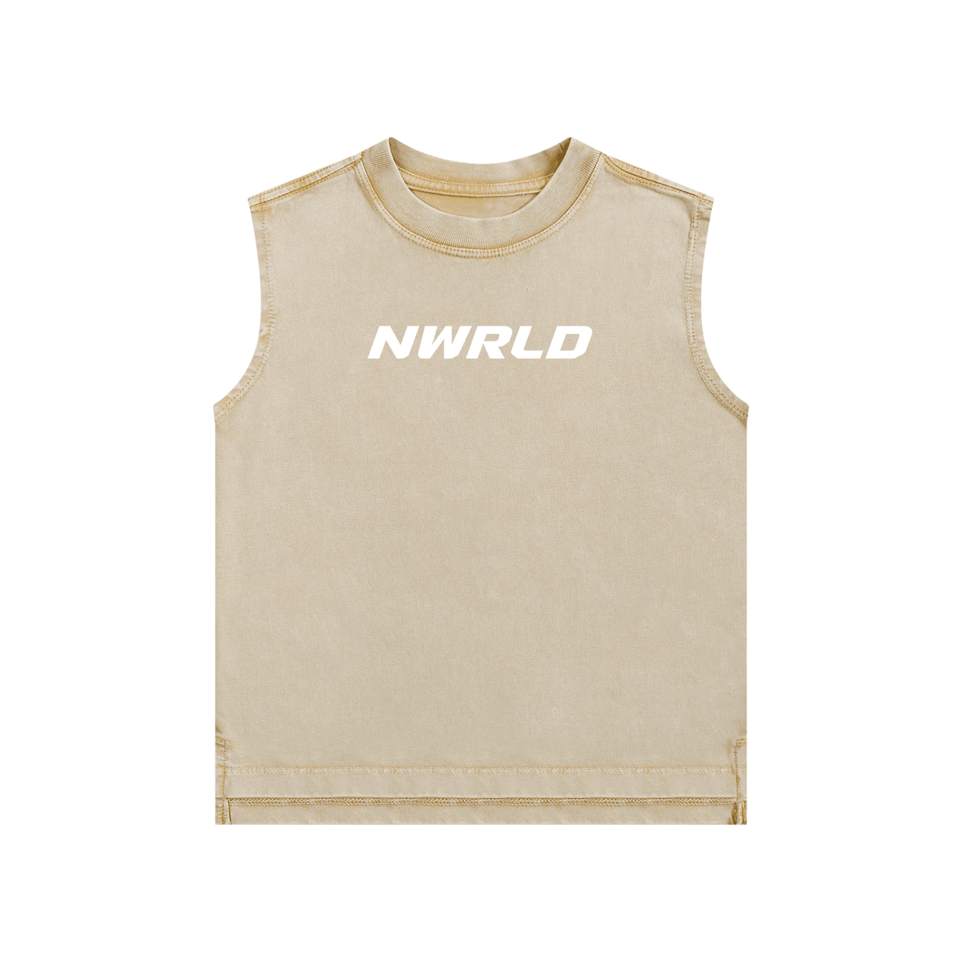 NWRLD ESSENTIALS / Snow Washed Tank Top - NWRLD CLOTHING