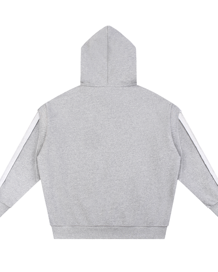 NWRLD 002 Contrast Tape Zip Hoodie