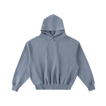 NWRLD CLEAN / Frayed Enzyme Washed Hoodie - NWRLD CLOTHING
