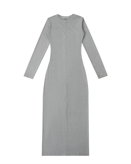 NWRLD 003 | Dyed Washed Slit Maxi Dress