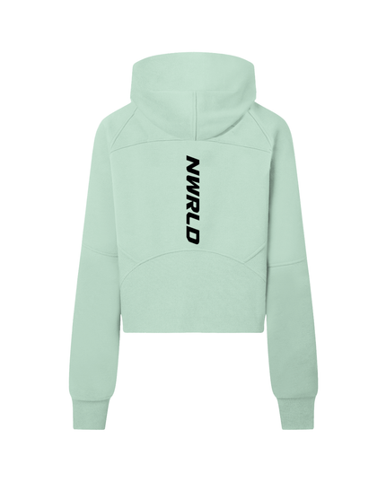 Cropped Half-Zip Hoodie