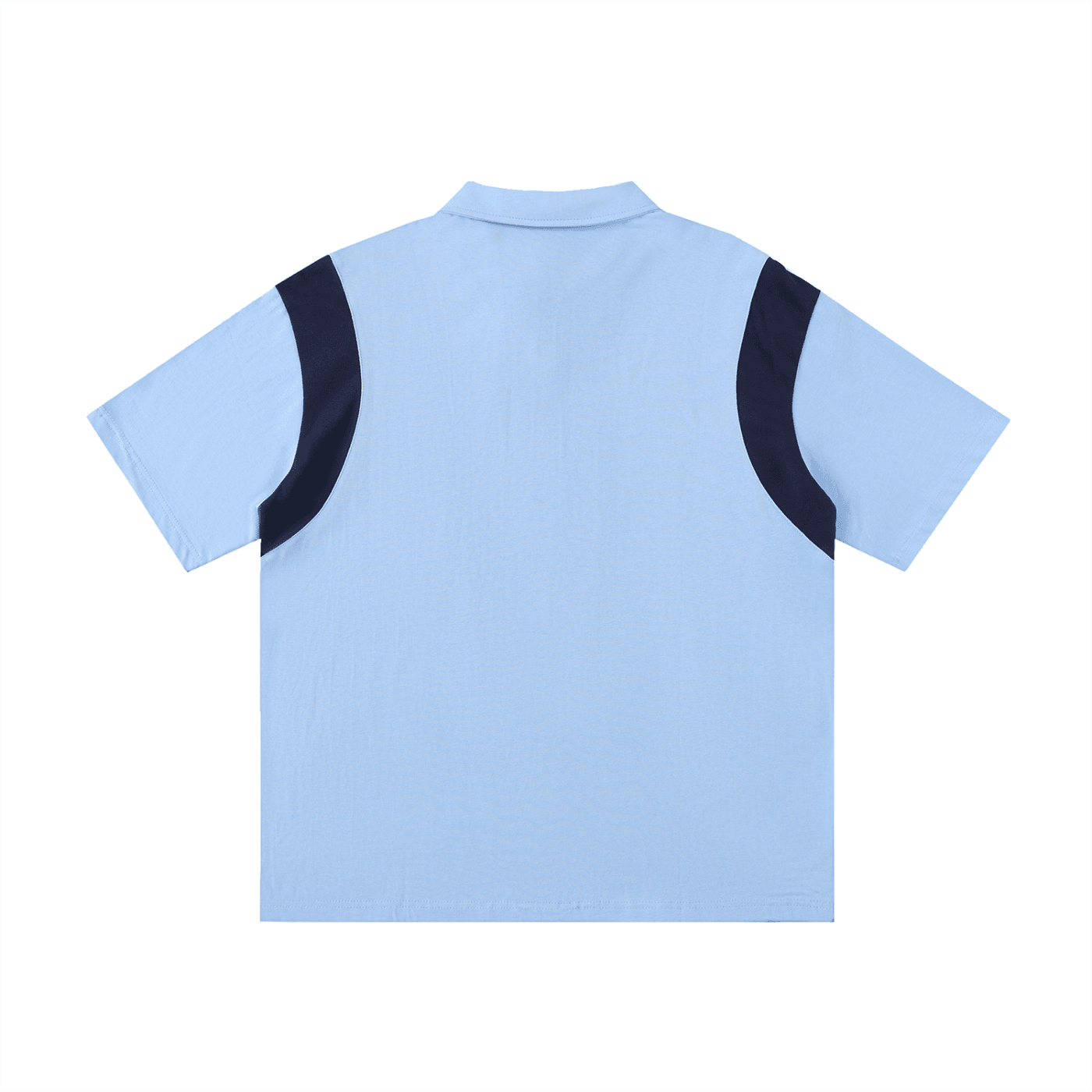 NWRLD CLEAN / Contrast Panel Polo Shirt - NWRLD CLOTHING