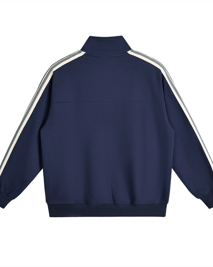 NWRLD 002 | Contrast Side-Stripe Collar Jacket