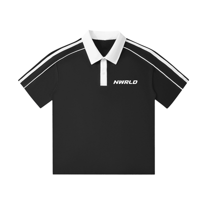 NWRLD ESSENTIALS / Short-Sleeve Polo Shirt - NWRLD CLOTHING