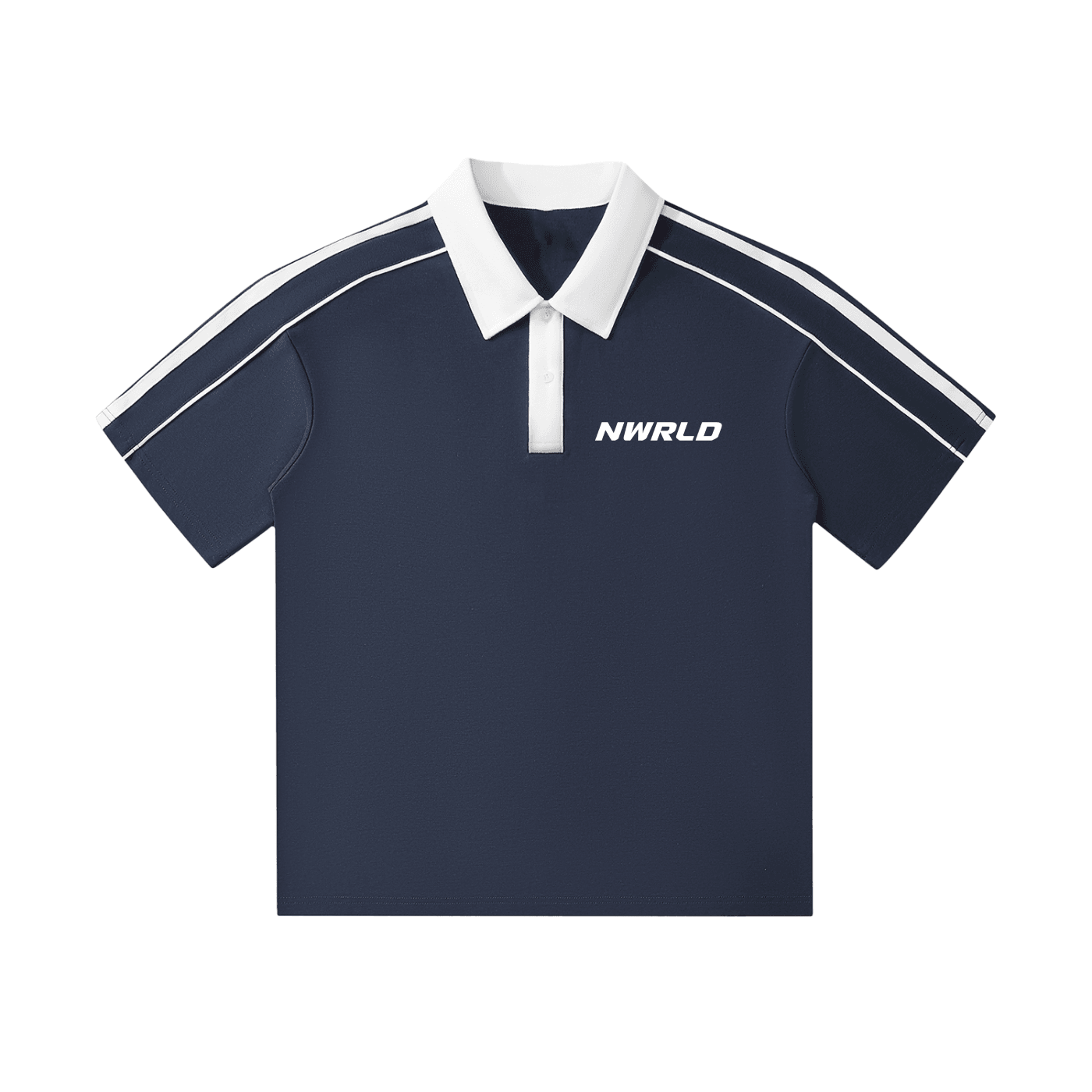 NWRLD ESSENTIALS / Short-Sleeve Polo Shirt - NWRLD CLOTHING