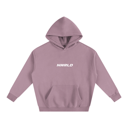 NWRLD ESSENTIALS / Oversize Fleeced Hoodie - NWRLD CLOTHING