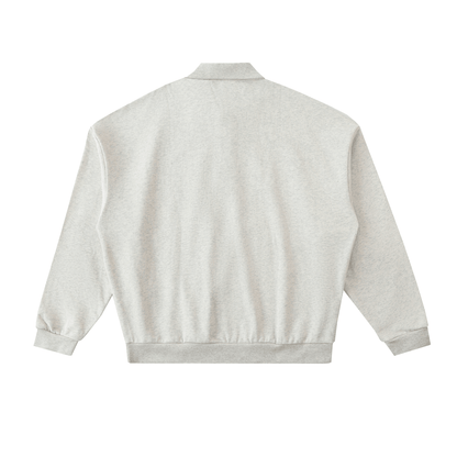 NWRLD CLEAN / Heavyweight Fleece Polo Sweatshirt - NWRLD CLOTHING