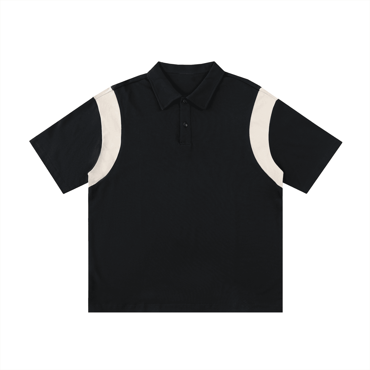 NWRLD CLEAN / Contrast Panel Polo Shirt - NWRLD CLOTHING