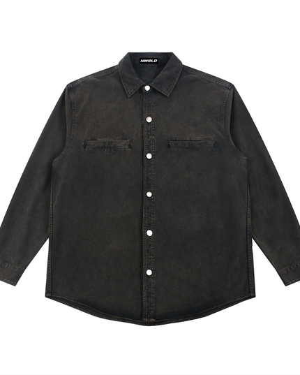 NWRLD 003 | Denim Vintage Washed Heavyweight Jacket