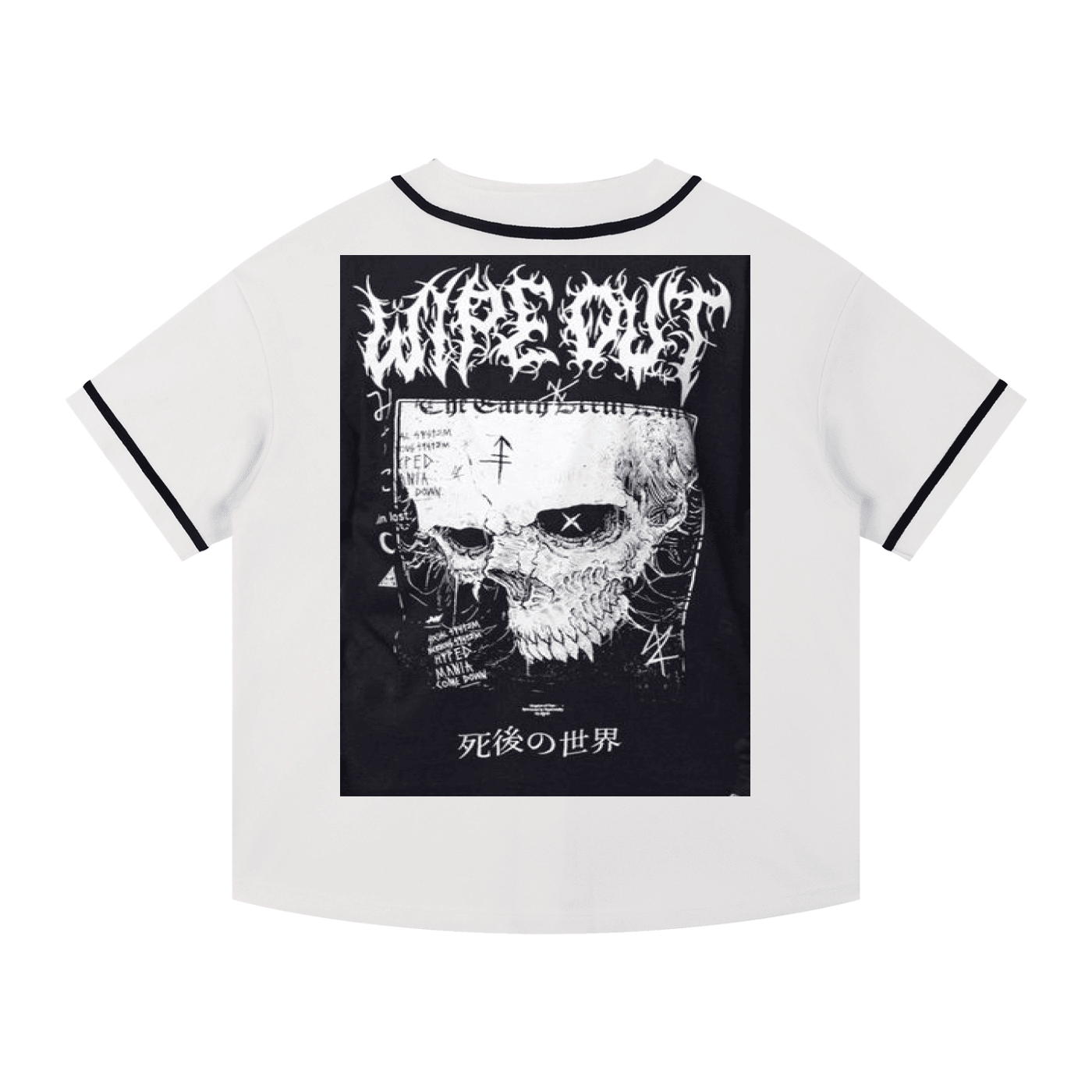 DARKMODE x METALMANIA / Button-Up Jersey - NWRLD CLOTHING
