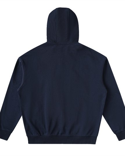 Drop-Shoulder Zip Up Hoodie
