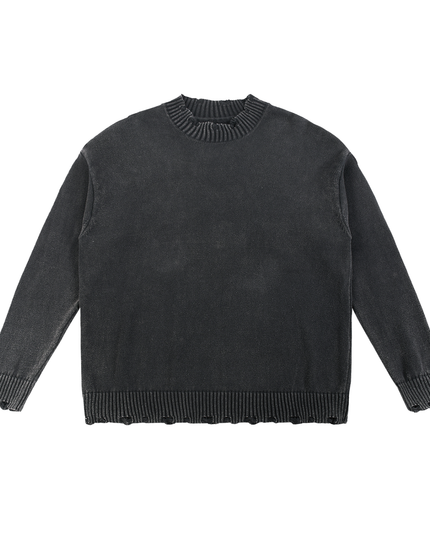 NWRLD 003 | Vintage Washed Hand-Frayed Sweater