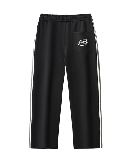 NWRLD 002 Side-Stripe Straight-Legs