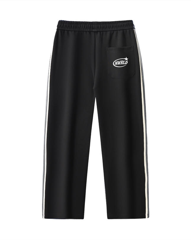 NWRLD 002 Side-Stripe Straight-Legs