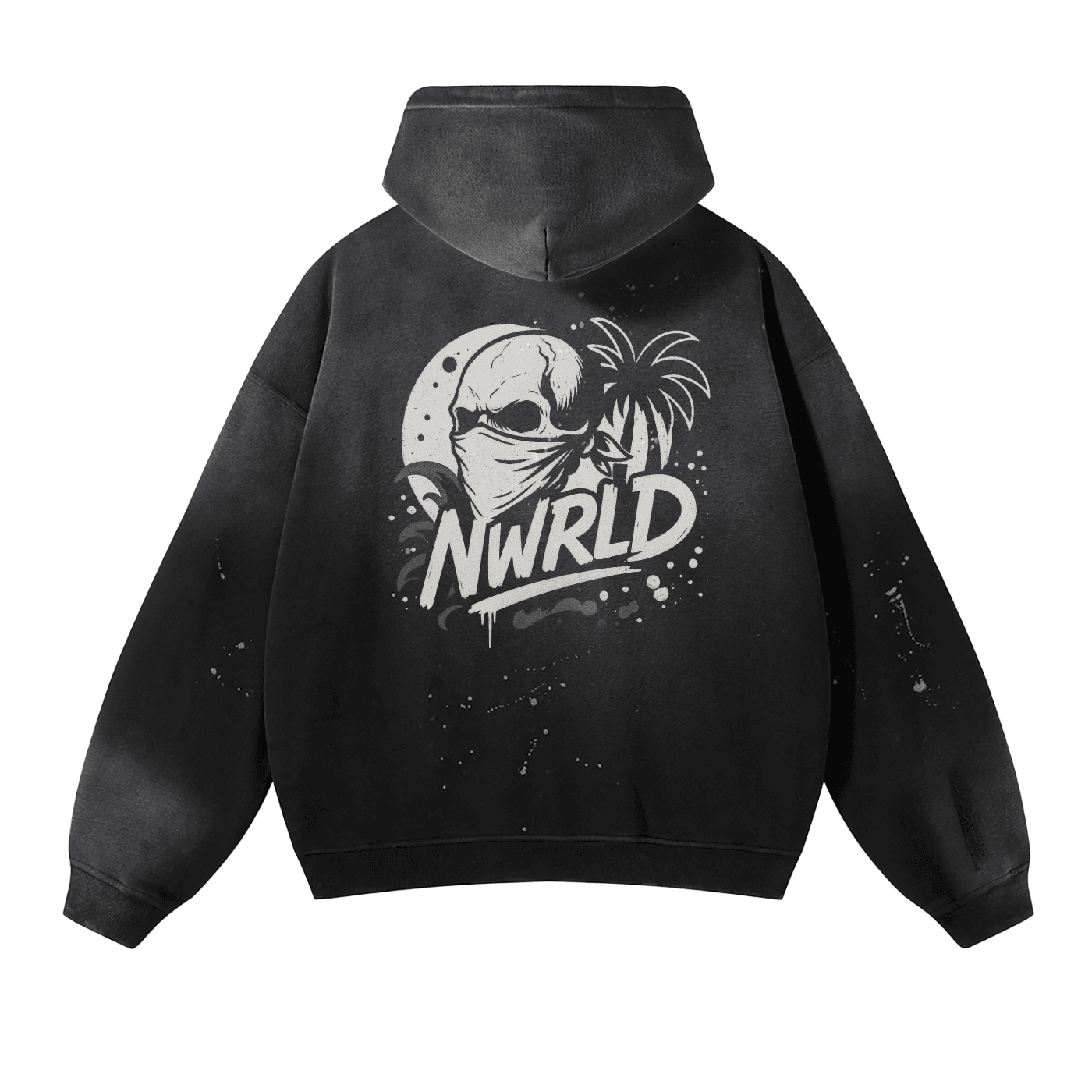 BONDI BOYS / Vintage Wash Frayed Hoodie - NWRLD CLOTHING