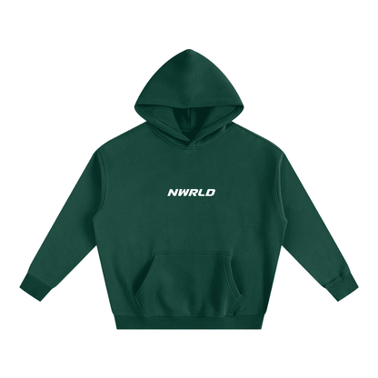 NWRLD ESSENTIALS / Oversize Fleeced Hoodie - NWRLD CLOTHING