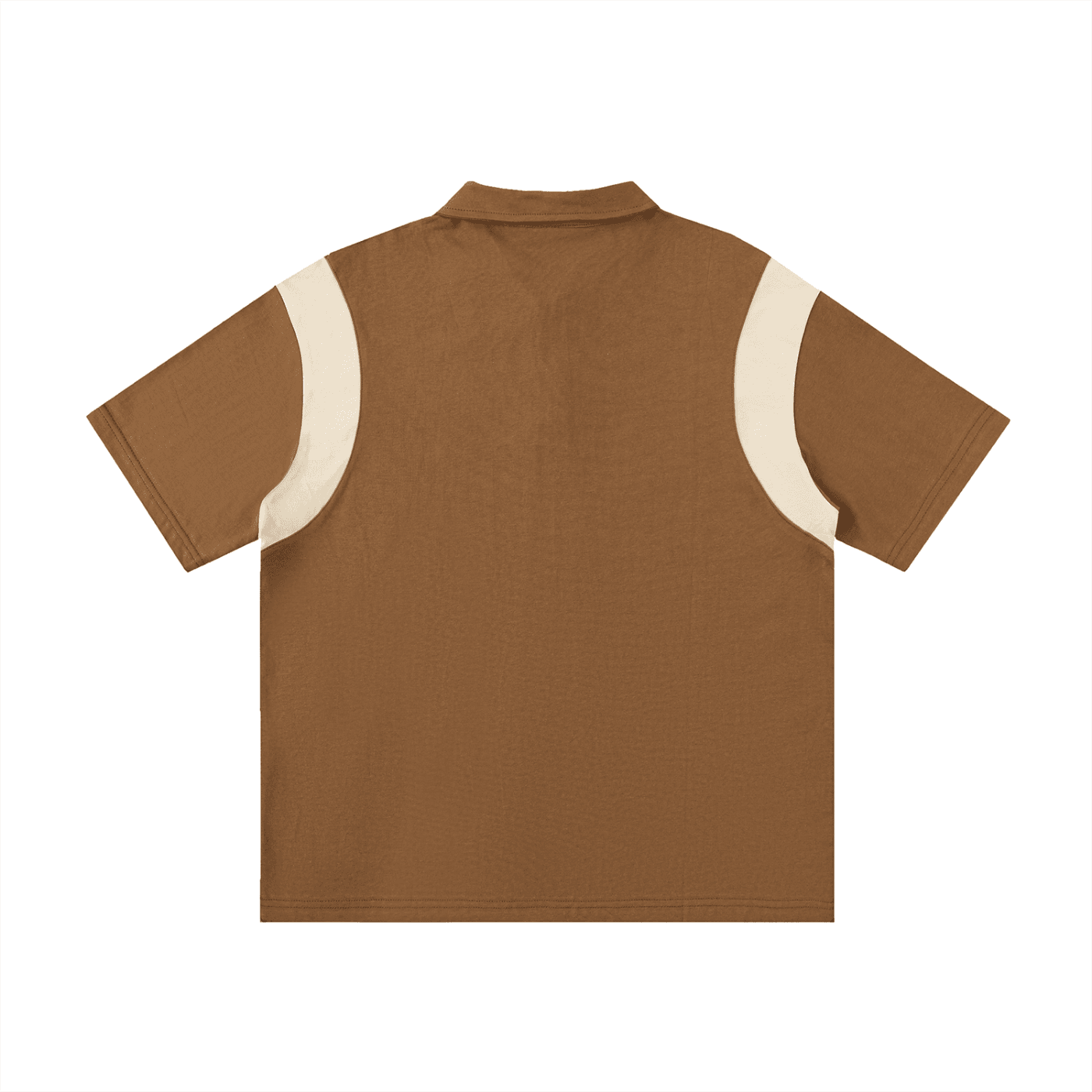 NWRLD CLEAN / Contrast Panel Polo Shirt - NWRLD CLOTHING