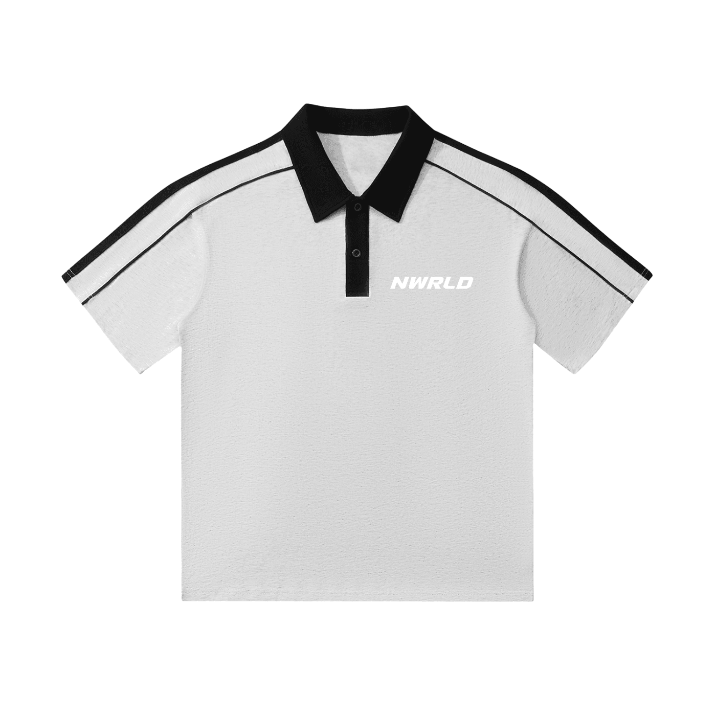 NWRLD ESSENTIALS / Short-Sleeve Polo Shirt - NWRLD CLOTHING