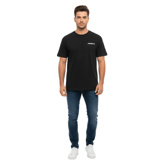 NWRLD ESSENTIALS / Cotton Plain T-Shirt - NWRLD CLOTHING