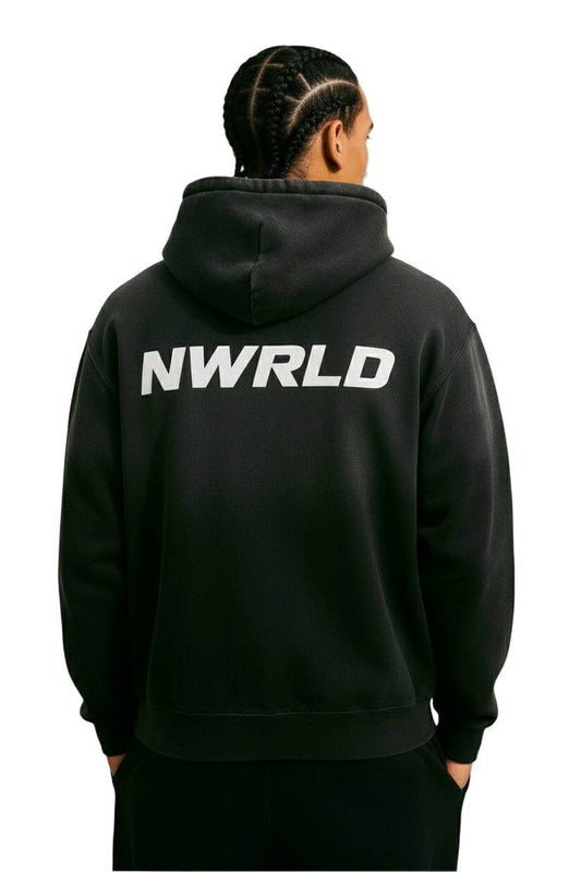 NWRLD ESSENTIALS / Heavyweight Sunfade Oversized Hoodie - NWRLD CLOTHING