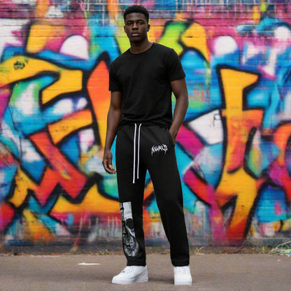 DARKMODE x METALMANIA / Streetwear Unisex Straight Leg - NWRLD CLOTHING