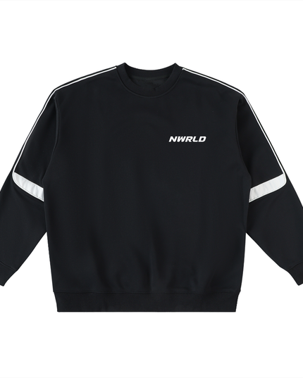 Oversized Crewneck Taped Sweatshirt