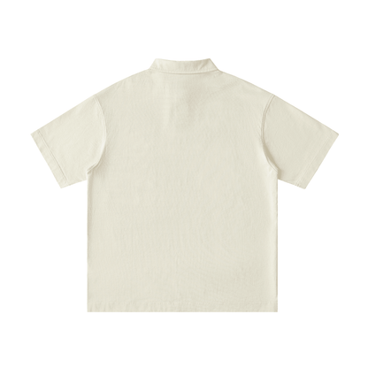 NWRLD CLEAN / Short-Sleeve Polo Shirt - NWRLD CLOTHING