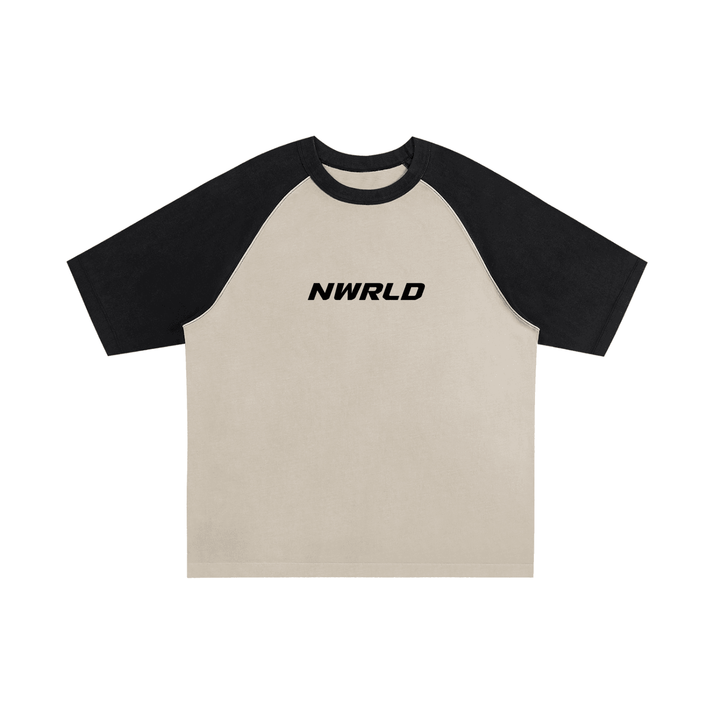 NWRLD ESSENTIALS / Color-Blocked Raglan Sleeve T-Shirt - NWRLD CLOTHING