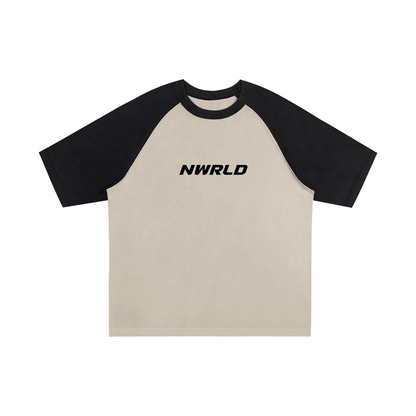 NWRLD ESSENTIALS / Color-Blocked Raglan Sleeve T-Shirt - NWRLD CLOTHING