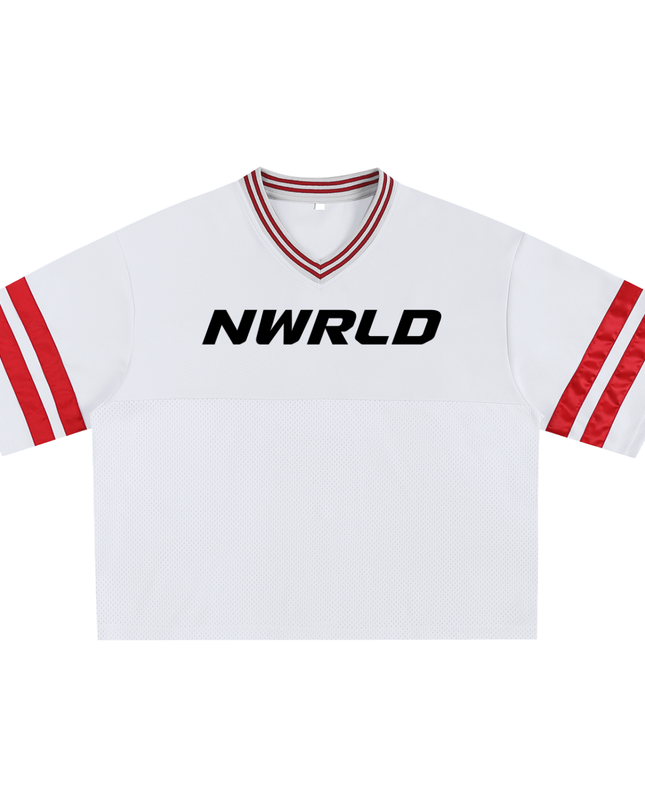 Taped Mesh Boxy T-Shirt