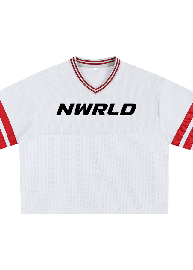 Taped Mesh Boxy T-Shirt