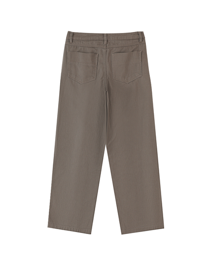 Heavyweight Cotton Straight-Leg Pants