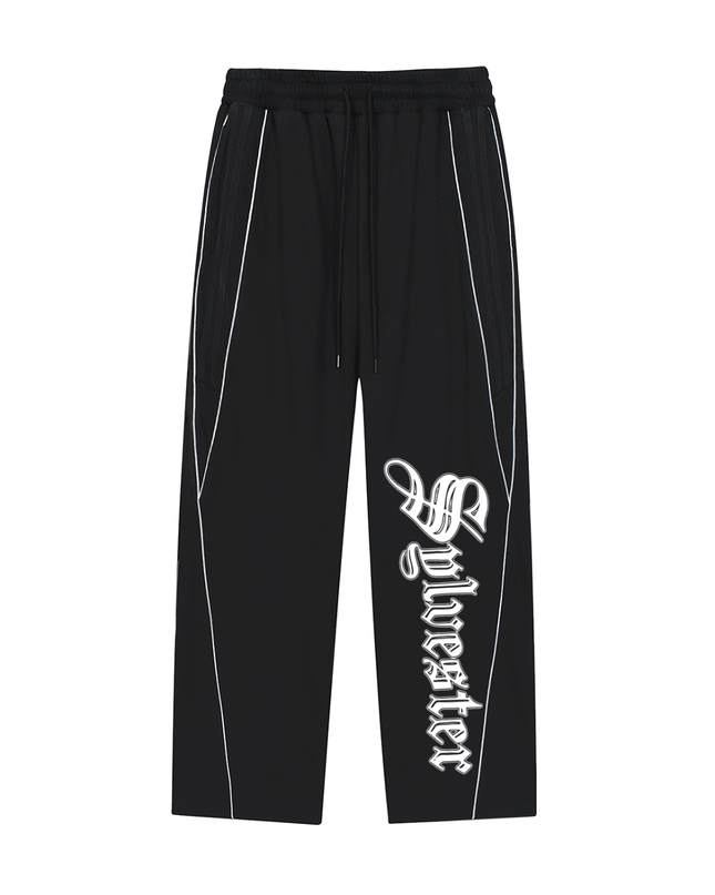 NWRLD x Sylvester | Reflection Striped Straight-Legs