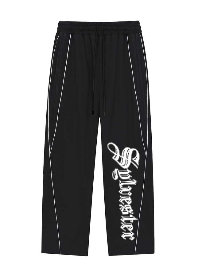 NWRLD x Sylvester | Reflection Striped Straight-Legs