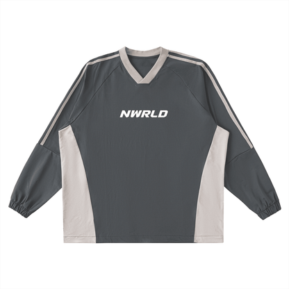 NWRLD ESSENTIALS / V-Neck Long-Sleeve T-Shirt - NWRLD CLOTHING